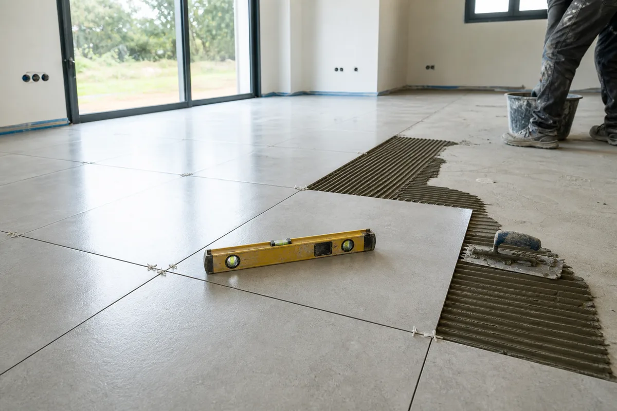 Prix pose carrelage 2026 : tarifs au m² par type et devis